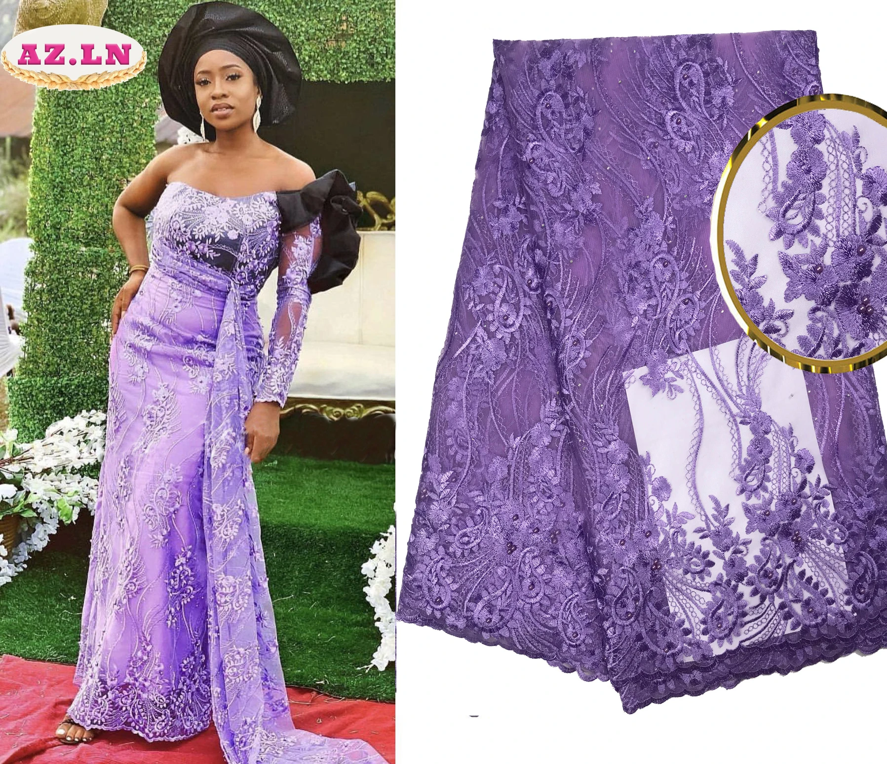 African Lace Fabric 2019 Embroidered Nigerian Laces Fabric Bridal High Quality French Tulle Lace Fabric for Wedding Party A1
African Lace Fabric 2019 Embroidered Nigerian Laces Fabric Bridal High Quality French Tulle Lace Fabric for Wedding Party A1