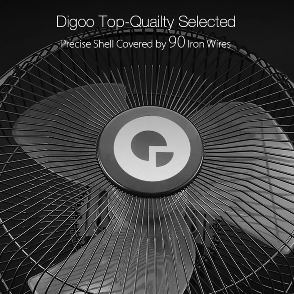 Digoo DF 101 10 дюймов Большой полностью черный металлический Электрический