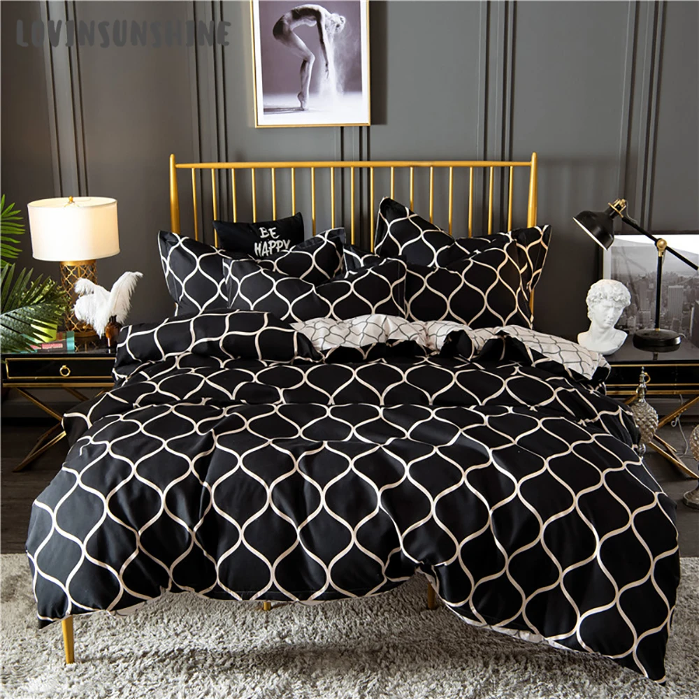 LOVINSUNSHINE Duvet Cover Set King Size Queen Bed Comforter Set Black And White Bedding Set AB#185 AB#185
LOVINSUNSHINE Duvet Cover Set King Size Queen Bed Comforter Set Black And White Bedding Set AB#185 AB#185