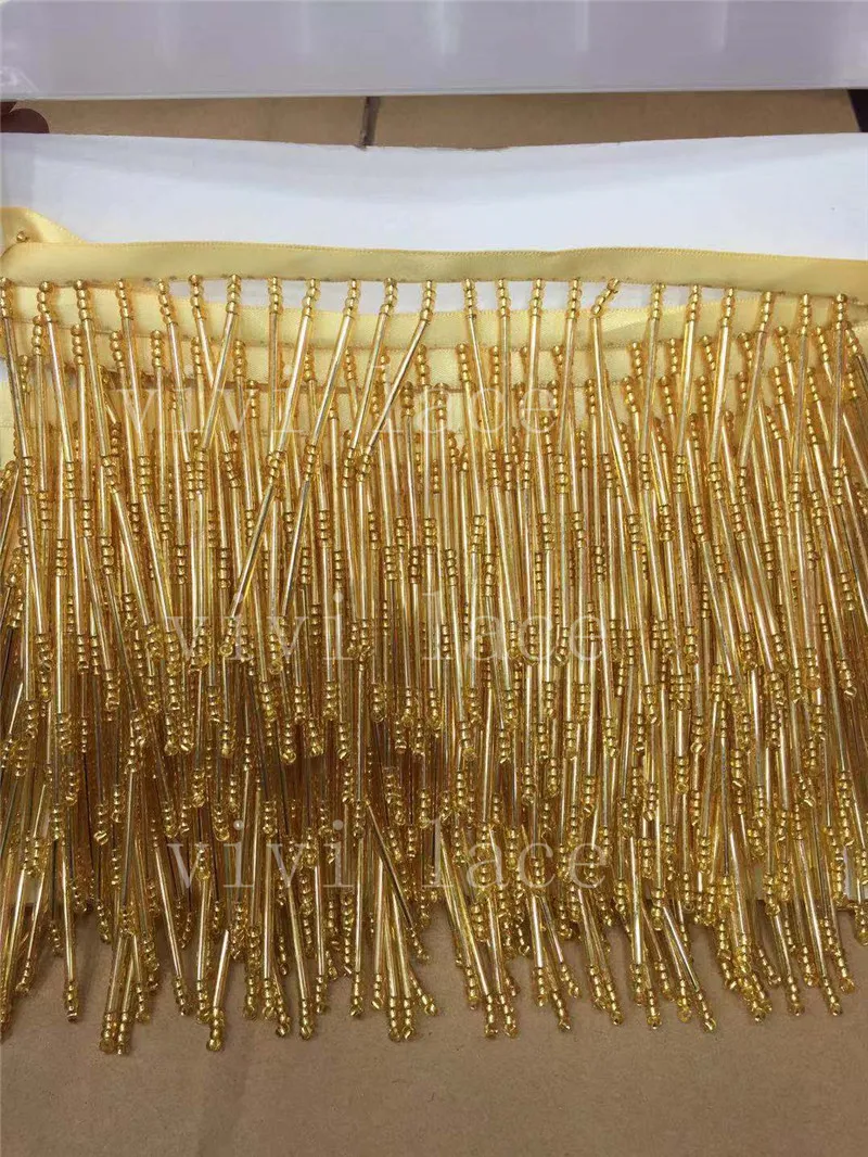 10 yards/bag fs101# gold color beads tassel fringe 8-9cm width for decoration dress/fashion designer,
10 yards/bag fs101# gold color beads tassel fringe 8-9cm width for decoration dress/fashion designer,