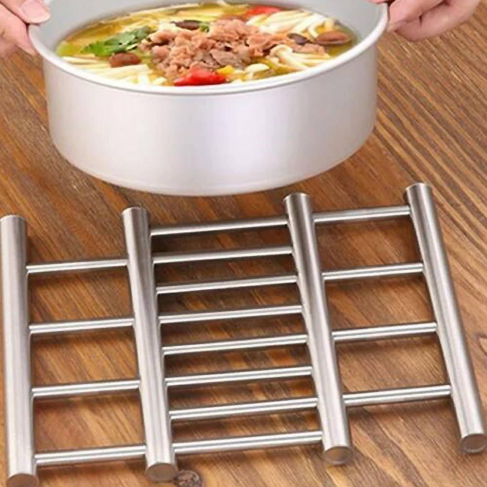 Stainless Steel Retractable Pot Pad Insulation Mats Heat-Resistant Placemat Kitchen Gadget Hot Pot Stand Dining Table Tool
Stainless Steel Retractable Pot Pad Insulation Mats Heat-Resistant Placemat Kitchen Gadget Hot Pot Stand Dining Table Tool