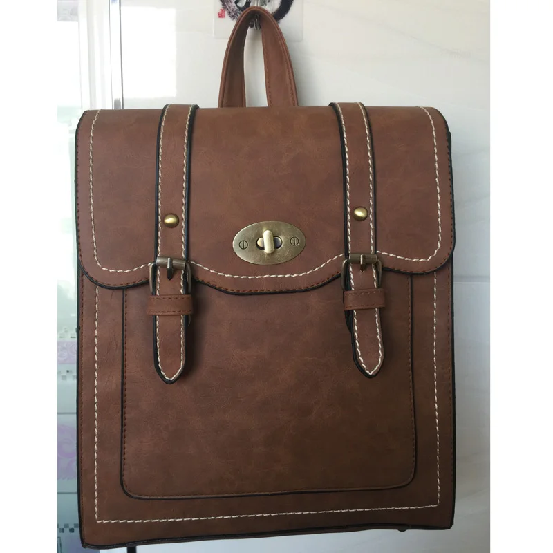 Fashion Women Leather Backpack Pu Cool Urban Preppy Style School Bag Backpacks For Teenage Girls Vintage Feminina Shoulder Bags
Fashion Women Leather Backpack Pu Cool Urban Preppy Style School Bag Backpacks For Teenage Girls Vintage Feminina Shoulder Bags