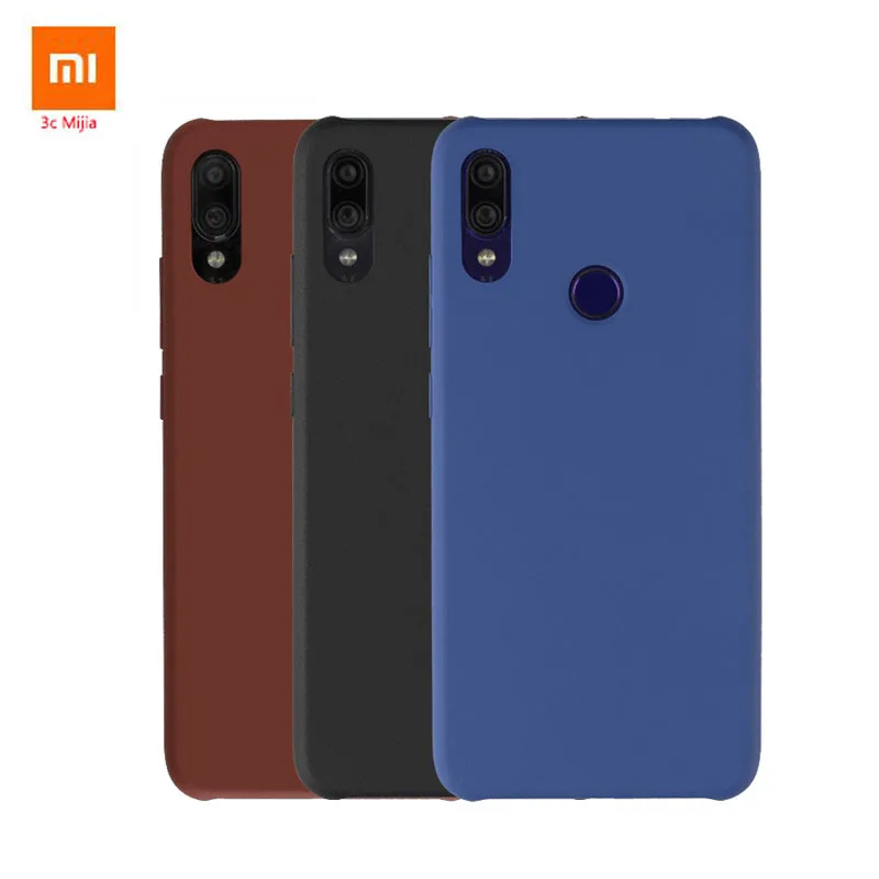 Оригинальный чехол для Xiaomi Redmi Note 7 3 цвета из поликарбоната модный Ультратонкий