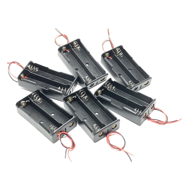 600pcs/lot MasterFire Black Plastic 18650 Battery Storage Box Case Cover for 2 x 18650 Batteries Box Holder With Wire Leads
600pcs/lot MasterFire Black Plastic 18650 Battery Storage Box Case Cover for 2 x 18650 Batteries Box Holder With Wire Leads