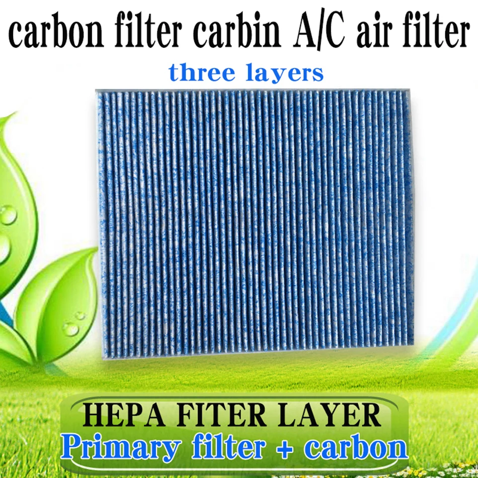 Carbon filter carbin A/C air filter for Hyundai SantaFe Sonata Azera Kia K5 K7 Optima Sedona Cadenza GMC Terrain Saturn Vue etc.
Carbon filter carbin A/C air filter for Hyundai SantaFe Sonata Azera Kia K5 K7 Optima Sedona Cadenza GMC Terrain Saturn Vue etc.