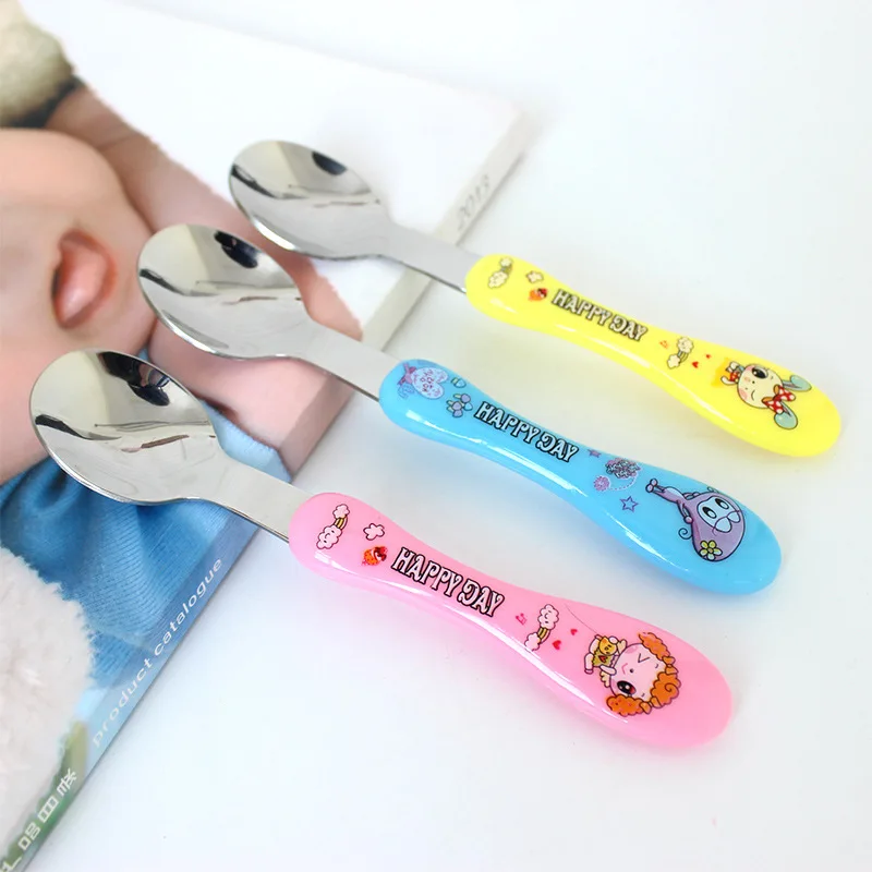 Cartoon Baby Spoon Children Stainless Steel Spoon Boys Girls Necessary Utensils Flatware I0051
Cartoon Baby Spoon Children Stainless Steel Spoon Boys Girls Necessary Utensils Flatware I0051
