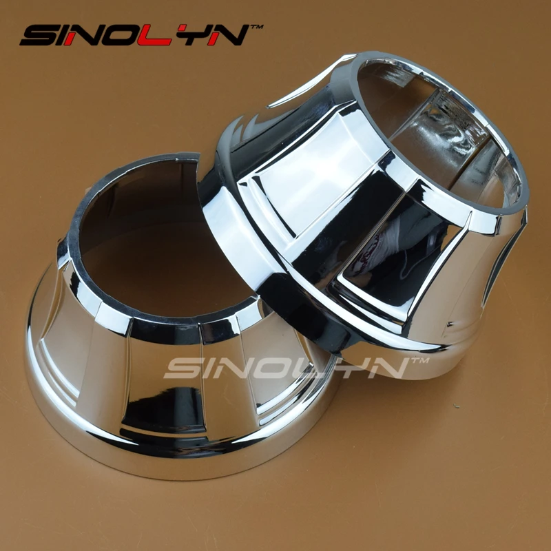 Sinolyn проектор кожухи Pegasus Bezels для 3 0 Hella 3R G5/Koito Q5 Bi xenon линзы фар аксессуары