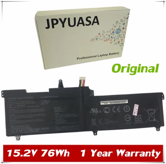 7XINbox 15,2 V 4840mAh 76Wh оригинальный C41N1541 Аккумулятор для ноутбука ASUS ROG Strix GL702V GL702VT GL702VM1A GL702VM-DB71 GL702VMDB71
7XINbox 15,2 V 4840mAh 76Wh оригинальный C41N1541 Аккумулятор для ноутбука ASUS ROG Strix GL702V GL702VT GL702VM1A GL702VM-DB71 GL702VMDB71