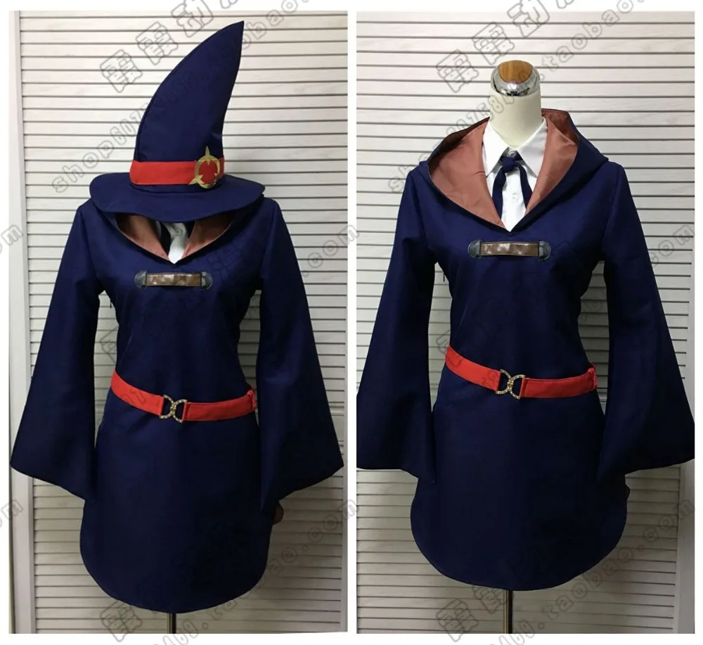 

Anime Little Witch Academia Kagari Atsuko Yansson Lotte Cosplay Costume With Hat