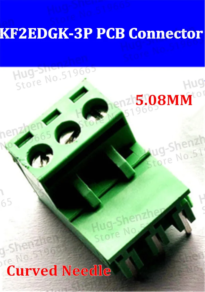 The curved needle KF2EDGK 3P Plug type terminals PCB Terminal 5.08MM 300V/15A 10 sets
The curved needle KF2EDGK 3P Plug type terminals PCB Terminal 5.08MM 300V/15A 10 sets