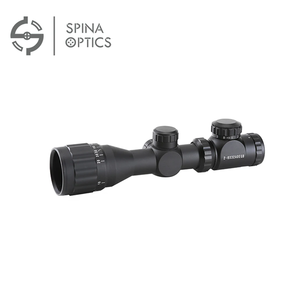 SPINA оптика охотничья 2-6x32AOE тактическая голографическая красная и зеленая точка