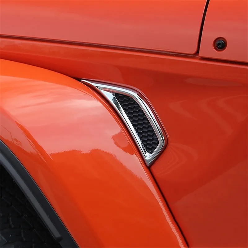 WELKINRY car auto cover styling For Jeep Wrangler JL 2018 ABS chrome wheel eyebrow fender side outlet air vent trim
WELKINRY car auto cover styling For Jeep Wrangler JL 2018 ABS chrome wheel eyebrow fender side outlet air vent trim