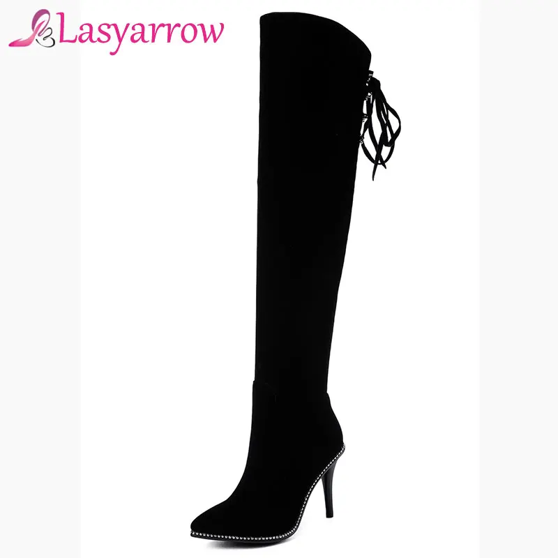 Lasyarrow/2018 женские сапоги до бедра; брендовые пикантные Сапоги выше колена в простом стиле; обувь на высоком каблуке для женщин; F333
Lasyarrow/2018 женские сапоги до бедра; брендовые пикантные Сапоги выше колена в простом стиле; обувь на высоком каблуке для женщин; F333