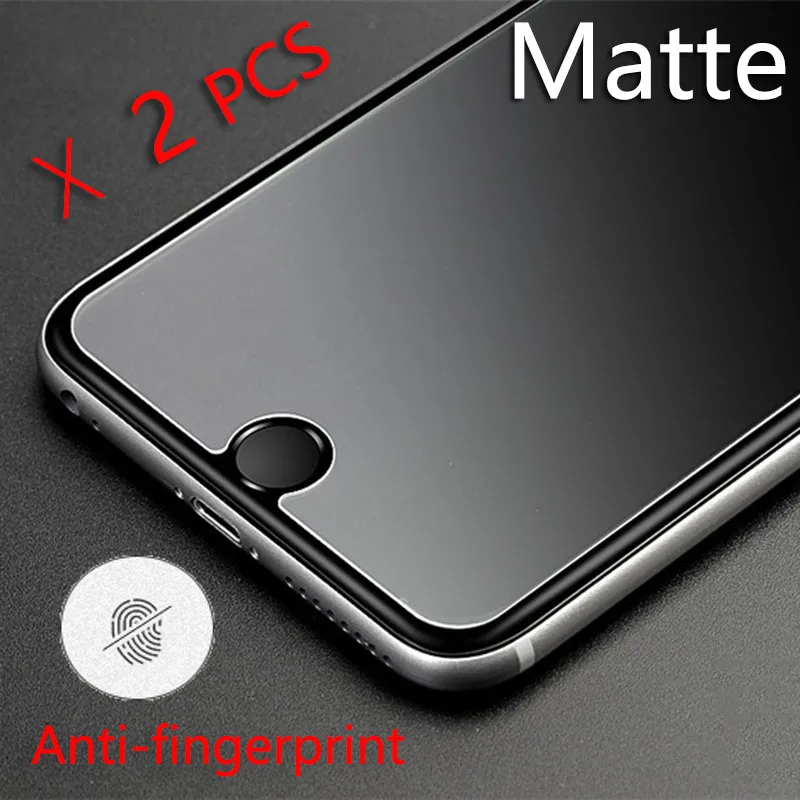 2Pcs Anti-fingerprint Matte Screen Protector For iphone X 8 Plus For Apple iphone 4 4s 5 5s 5c SE 6 6s 7 Plus Tempered glass
2Pcs Anti-fingerprint Matte Screen Protector For iphone X 8 Plus For Apple iphone 4 4s 5 5s 5c SE 6 6s 7 Plus Tempered glass