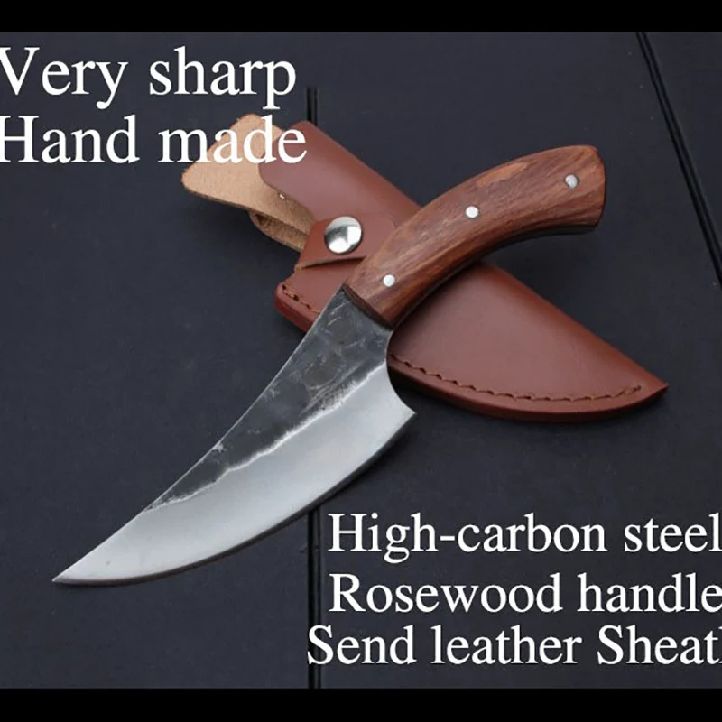 XITUO High-carbon steel Fixed blade Knife Full Tang Handmade Knife Kitchen Chef knife Sharp Camping Survival pocket knife EDC
XITUO High-carbon steel Fixed blade Knife Full Tang Handmade Knife Kitchen Chef knife Sharp Camping Survival pocket knife EDC
