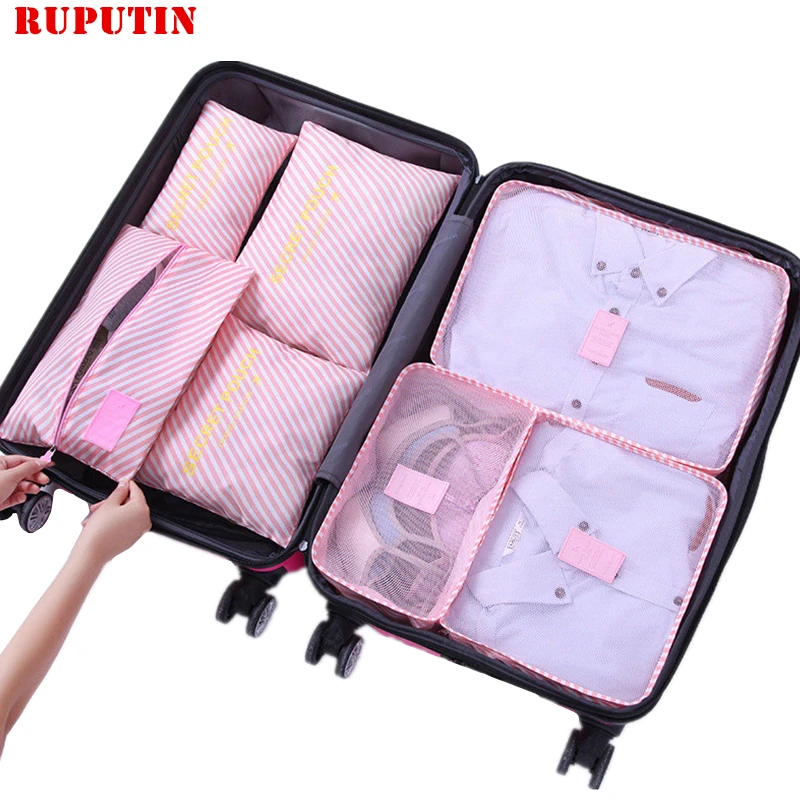 RUPUTIN 7Pcs/set Trip Luggage Organizer Clothes Finishing Kit Storage Bag Cosmetic toiletrie Storage Bag Home Travel Accessories
RUPUTIN 7Pcs/set Trip Luggage Organizer Clothes Finishing Kit Storage Bag Cosmetic toiletrie Storage Bag Home Travel Accessories