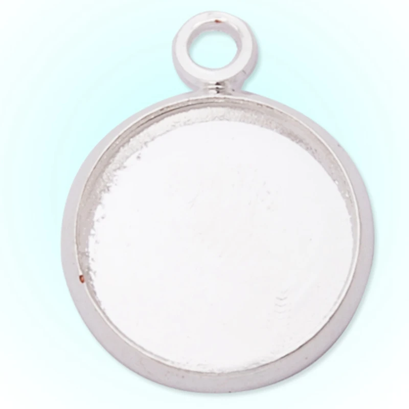 Silver Round Pendant Tray, Necklace Pendant Settings, 10 mm Round Bezel Pendant Blanks for Glass Cabochon, 50 pcs-C1946
Silver Round Pendant Tray, Necklace Pendant Settings, 10 mm Round Bezel Pendant Blanks for Glass Cabochon, 50 pcs-C1946