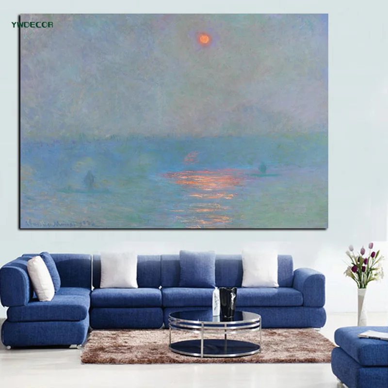 YWDECOR HD Print Impression Sunrise Claude Monet Oil Painting on Canvas Art Impressionist Landscape Wall Picture for Living Room
YWDECOR HD Print Impression Sunrise Claude Monet Oil Painting on Canvas Art Impressionist Landscape Wall Picture for Living Room