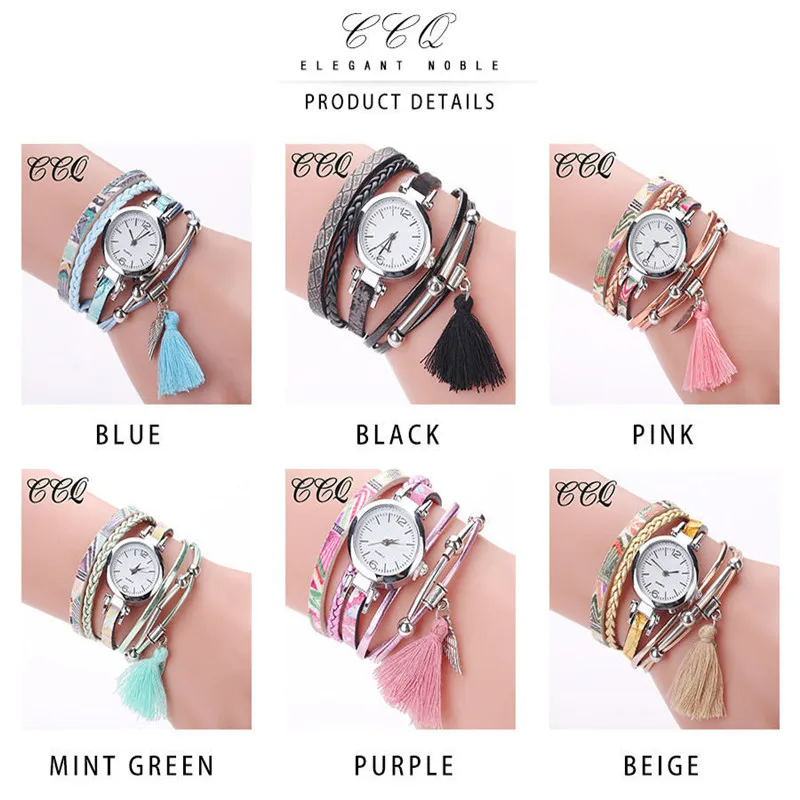 CCQ New Fashion Top Brand woman's watch Leather Quartz Bracelet Wrist watches ladies dress watch relogio feminino #D
CCQ New Fashion Top Brand woman's watch Leather Quartz Bracelet Wrist watches ladies dress watch relogio feminino #D