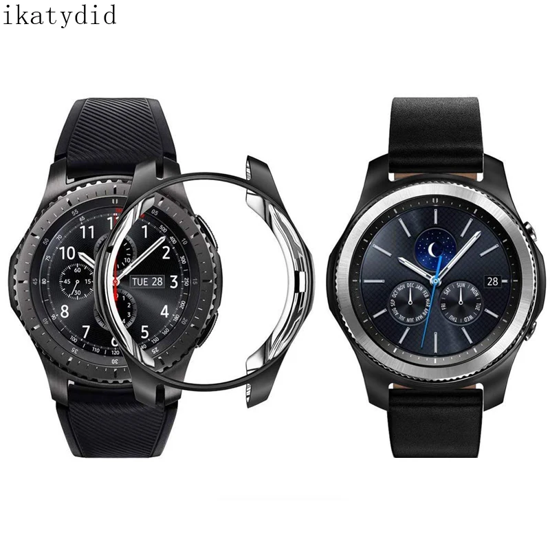 Чехол для часов samsung Galaxy Watch 46 мм gear S3 Frontier Cover TPU Универсальный защитный Смарт часы