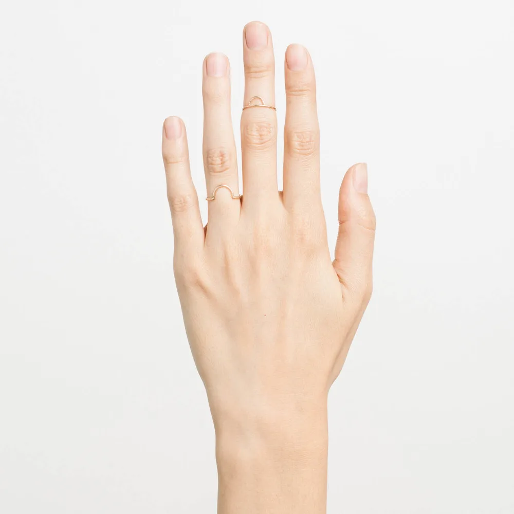 CC Stainless Steel Rings For Women Rose Gold Color Hollow Out Mid Fine jewellery Simple Geometric Shape Party Gift YD15504 | Украшения и