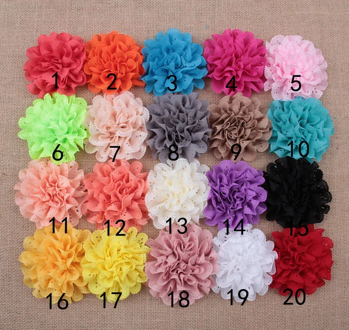 30pcs/lot 8CM 20colors Soft Chic Blossom Eyelet Flowers For Children Hair Accessories Artificial Fabric Flowers For Headbands
30pcs/lot 8CM 20colors Soft Chic Blossom Eyelet Flowers For Children Hair Accessories Artificial Fabric Flowers For Headbands