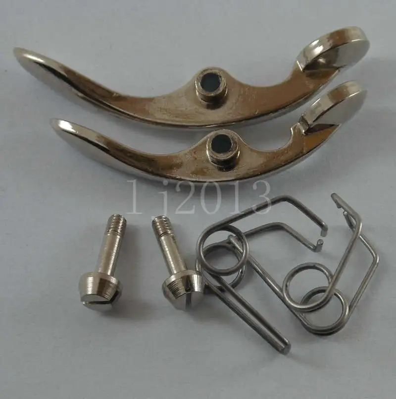 5 sets trumpet water key/spit Valve for repairing nickel plated new
