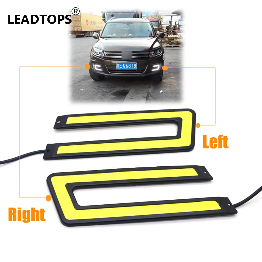 LEADTOPS 2pcs Cob Drl Led Daytime Running Light Source COB U Shape Running Light Car DRL LED Lamps Styling BJ
LEADTOPS 2pcs Cob Drl Led Daytime Running Light Source COB U Shape Running Light Car DRL LED Lamps Styling BJ