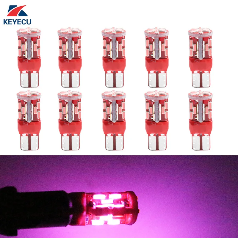 KEYECU 10x T10 194 168 W5W фиолетовая 30SMD 4014 светодиодный светильник лампа для автомобиля сменная лампа резервный фонарь заднего хода габаритный фонар...
KEYECU 10x T10 194 168 W5W фиолетовая 30SMD 4014 светодиодный светильник лампа для автомобиля сменная лампа резервный фонарь заднего хода габаритный фонар...