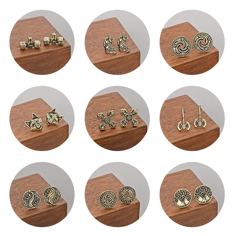 Chereda Swastika Amulet Slavic Earring Nordic Viking Jewelry Women Ancient Slavic Symbol Talisman Stud Earrings Mens Gift
Chereda Swastika Amulet Slavic Earring Nordic Viking Jewelry Women Ancient Slavic Symbol Talisman Stud Earrings Mens Gift