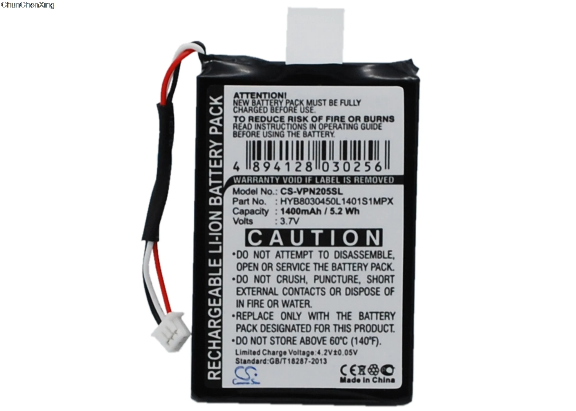 Cameron Sino 1400 мАч аккумулятор HYB8030450L1401S1MPX для VDO Dayton MA3060, PN1000, PN2050
Cameron Sino 1400 мАч аккумулятор HYB8030450L1401S1MPX для VDO Dayton MA3060, PN1000, PN2050