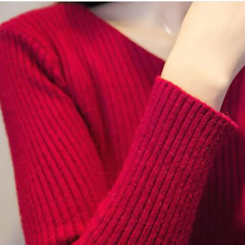 2018 new Sexy pullovers sweater women Autumn winter retro Long sleeve jumper Elegant slim elasticity v neck knitted sweaters
2018 new Sexy pullovers sweater women Autumn winter retro Long sleeve jumper Elegant slim elasticity v neck knitted sweaters