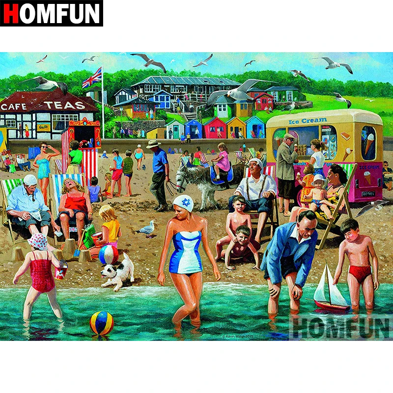 HOMFUN 5D DIY Diamond Painting Full Square/Round Drill "Vacation scenery" Embroidery Cross Stitch gift Home Decor Gift A08436
HOMFUN 5D DIY Diamond Painting Full Square/Round Drill "Vacation scenery" Embroidery Cross Stitch gift Home Decor Gift A08436
