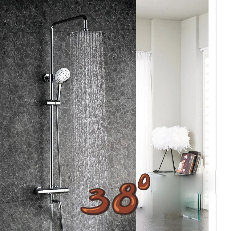 Luxury High Quality Chrome Finish Ultra-thin Rain Shower Faucet Set Bathroom Wall Mounted rmostatic Valve W/ Hand Sprayer
Luxury High Quality Chrome Finish Ultra-thin Rain Shower Faucet Set Bathroom Wall Mounted rmostatic Valve W/ Hand Sprayer