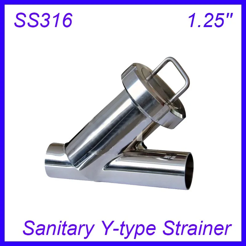 1.25'' Sanitary Stainless Steel SS316 Y type Filter Strainer f Beer/ dairy/ pharmaceutical/beverag /chemical industry
1.25'' Sanitary Stainless Steel SS316 Y type Filter Strainer f Beer/ dairy/ pharmaceutical/beverag /chemical industry
