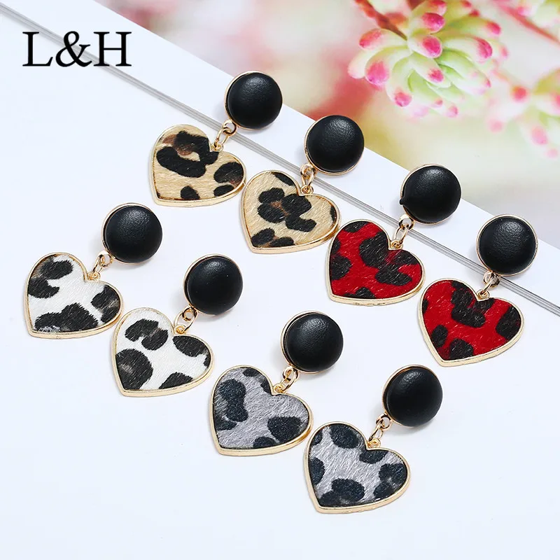 2018 Female Earrings Leopard Print Drop Earrings Fashion Geometric Statement Heart Dangle Earrings For Women Party Jewelry Gift
2018 Female Earrings Leopard Print Drop Earrings Fashion Geometric Statement Heart Dangle Earrings For Women Party Jewelry Gift