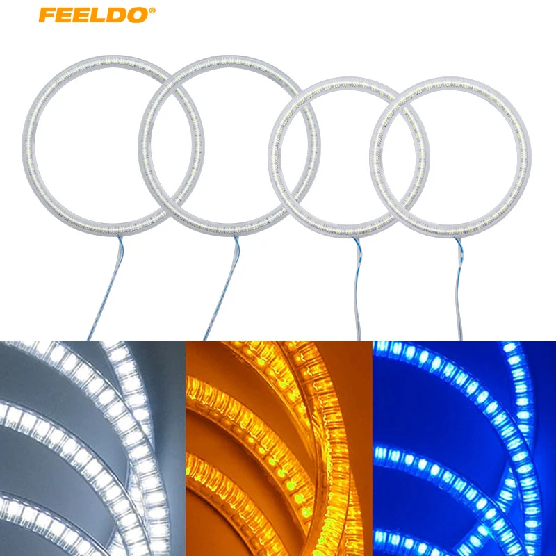 FEELDO 4pcs/Set Car LED Halo Rings Angel Eyes DRL Head Lamp For Ford Mondeo 02-05 #FD-3266
FEELDO 4pcs/Set Car LED Halo Rings Angel Eyes DRL Head Lamp For Ford Mondeo 02-05 #FD-3266