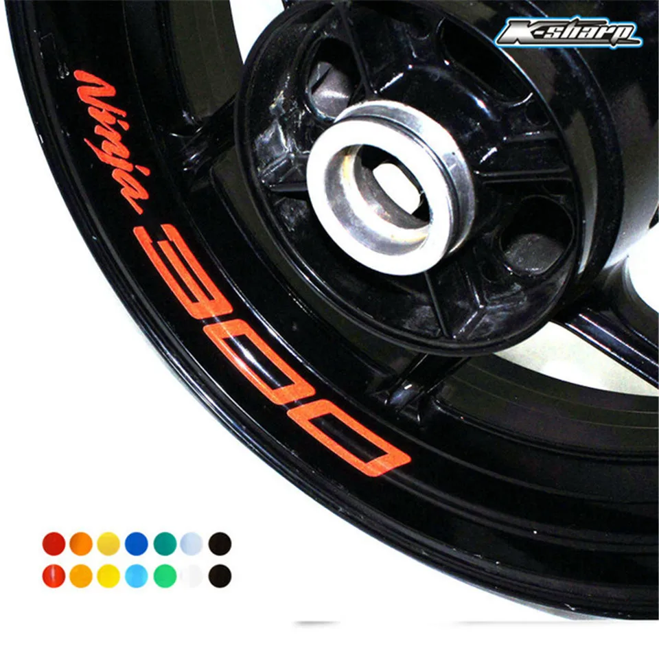 8 X CUSTOM INNER RIM DECALS WHEEL Reflective STICKERS STRIPES For KAWASAKI NINJA 300 ninja300
8 X CUSTOM INNER RIM DECALS WHEEL Reflective STICKERS STRIPES For KAWASAKI NINJA 300 ninja300