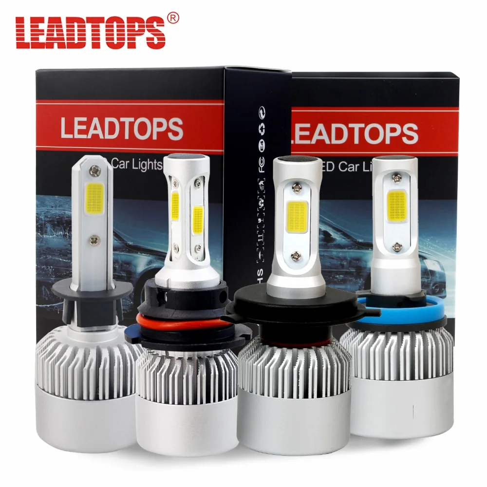 LEADTOPS 2PCS H7 LED Headlight Bulbs H4 H1 H3 H11/H8/H9 9005 9006 COB Auto Headlamp Conversion Kit Automobile 72W 8000LM FJ
LEADTOPS 2PCS H7 LED Headlight Bulbs H4 H1 H3 H11/H8/H9 9005 9006 COB Auto Headlamp Conversion Kit Automobile 72W 8000LM FJ