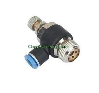

Free shipping 20Pcs 12mm Push In to Connect Fitting 3/8" Thread Pneumatic Speed Controller SL12-03