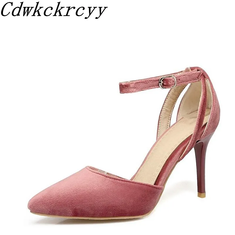 Spring and summer New pattern fashion Suede Fine heel Women sandals Simplicity sexy Cusp banquet Sandals size 34-48
Spring and summer New pattern fashion Suede Fine heel Women sandals Simplicity sexy Cusp banquet Sandals size 34-48