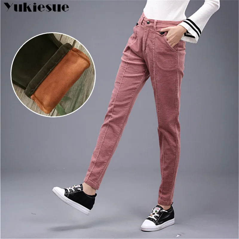 Harem Pants Women's Trousers With High Waist Female Loose Casual Corduroy Pants Womens fleece clothes Women 2022 winter warm
Harem Pants Women's Trousers With High Waist Female Loose Casual Corduroy Pants Womens fleece clothes Women 2022 winter warm