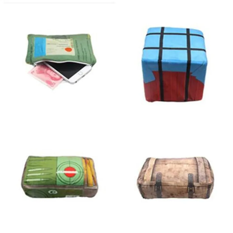 Game PUBG Playerunknown's Battlegrounds Cosplay Props Bandage Medicine Bag 556 762 Bullet Bolster Pillow Coin Purse | Тематическая