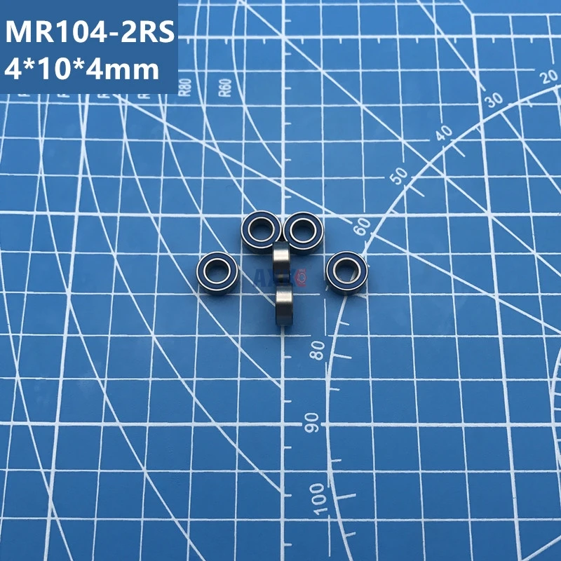 Free shipping high quality 10pcs MR104-2RS (blue sealed) 4*10*4mm miniature deep groove ball bearing L-1040-2RS MR104RS MR104
Free shipping high quality 10pcs MR104-2RS (blue sealed) 4*10*4mm miniature deep groove ball bearing L-1040-2RS MR104RS MR104