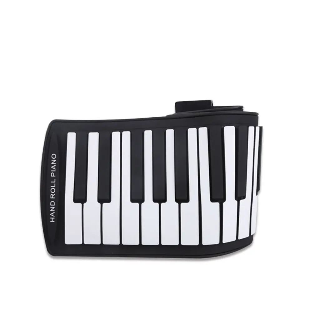 Портативная электронная USB MIDI-клавиатура 61 клавиша гибкое рулонное пианино |