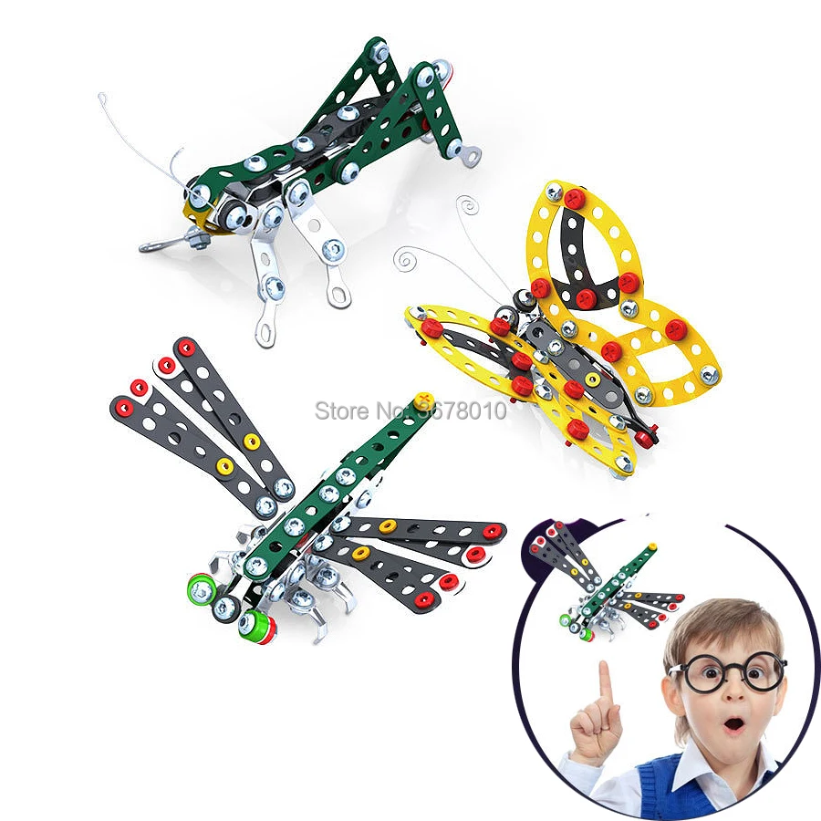 Assembly Metal Model Kits Toy Building Puzzles Metal Dragonfly Butterfly Grasshopper Models Puzzles Kits Construction Play Set
Assembly Metal Model Kits Toy Building Puzzles Metal Dragonfly Butterfly Grasshopper Models Puzzles Kits Construction Play Set