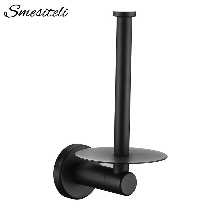 Wc Matt Black Modern Design 304 Stainless Steel Paper Holders Towel Wall Mounted Bathroom Roll Paper Holder With Shelf Hardware
Wc Matt Black Modern Design 304 Stainless Steel Paper Holders Towel Wall Mounted Bathroom Roll Paper Holder With Shelf Hardware