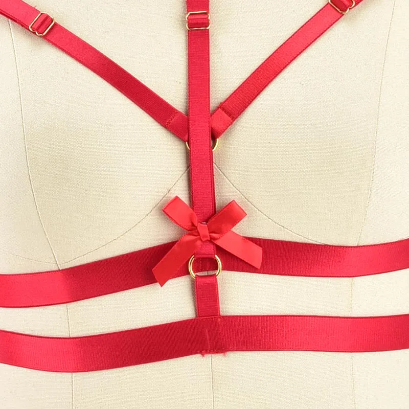 Red Body Harness Belt Sexy Gothic Cupless Cage Bralette Adjustable Women Fetish Bondage Harness Lingerie Punk Tops Bodysuit
Red Body Harness Belt Sexy Gothic Cupless Cage Bralette Adjustable Women Fetish Bondage Harness Lingerie Punk Tops Bodysuit