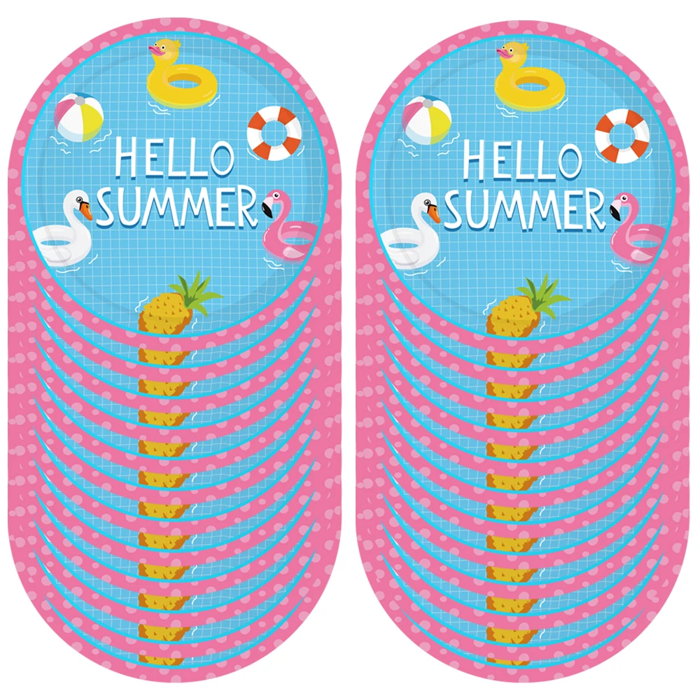 9inch 8 People Paper Plates Hello Summer Party Decorations Cartoon Swimming Pool Disposable Tableware Sets Birthday Party Favors
9inch 8 People Paper Plates Hello Summer Party Decorations Cartoon Swimming Pool Disposable Tableware Sets Birthday Party Favors