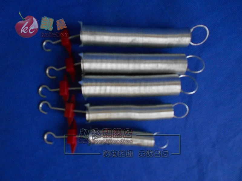 spiral spring group 0.5N,1N,2N,3N,5N Physical instrument teaching instrument 5pcs set
spiral spring group 0.5N,1N,2N,3N,5N Physical instrument teaching instrument 5pcs set